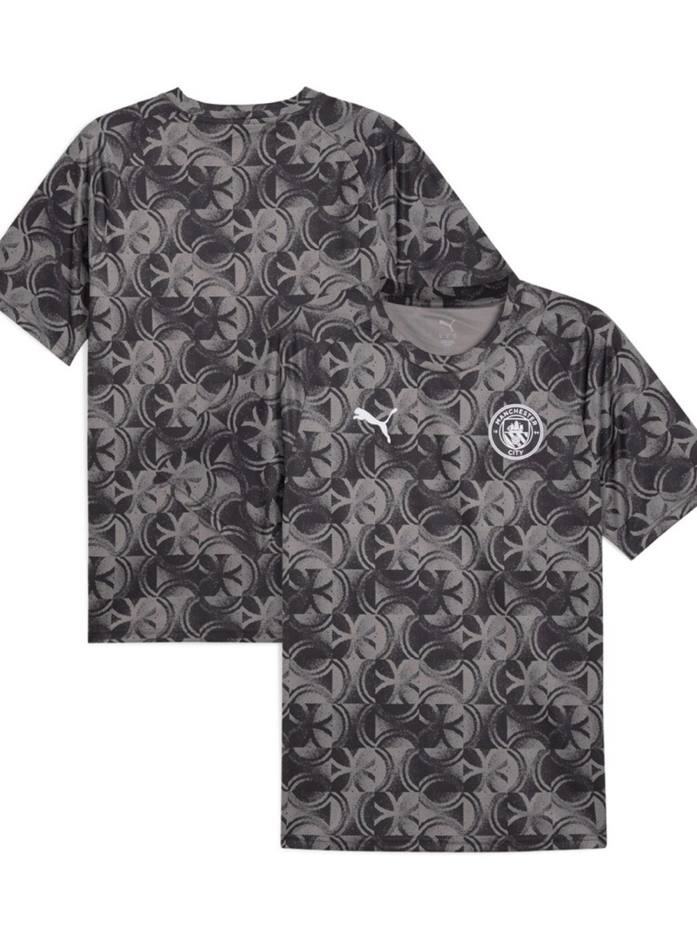 Manchester City Puma 2025/26 Pre-Match Training Jersey - Black